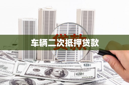 从江车辆二次抵押贷款
