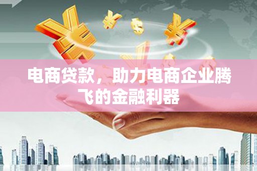 石龙电商贷款，助力电商企业腾飞的金融利器