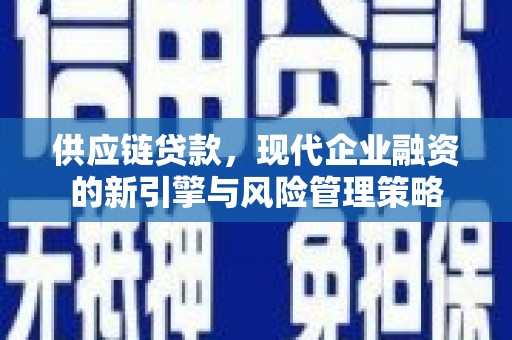 万里供应链贷款，现代企业融资的新引擎与风险管理策略