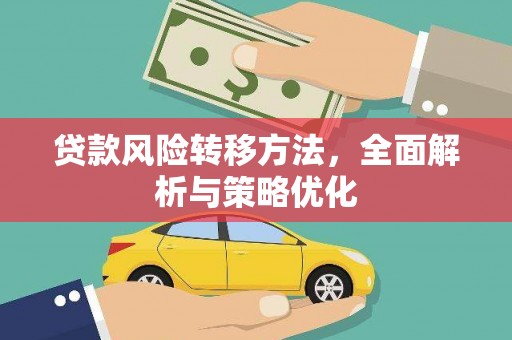 大安贷款风险转移方法，全面解析与策略优化