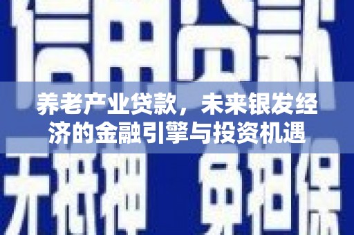 沈河养老产业贷款，未来银发经济的金融引擎与投资机遇
