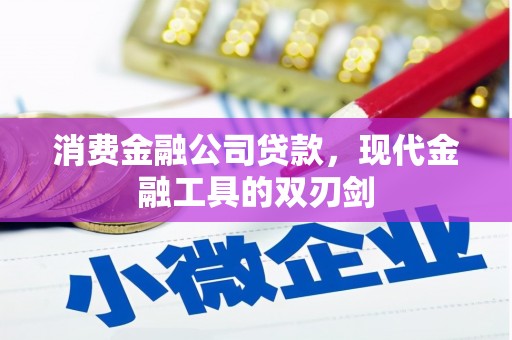 武清消费金融公司贷款，现代金融工具的双刃剑