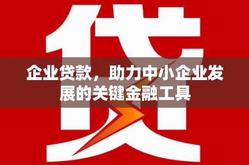 湖南企业贷款，助力中小企业发展的关键金融工具
