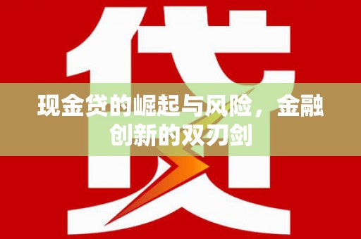 津南现金贷的崛起与风险，金融创新的双刃剑