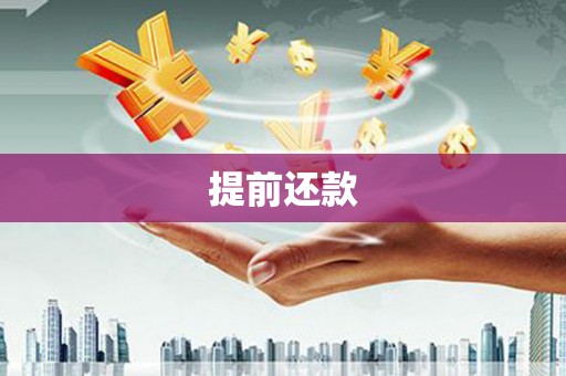 肃南提前还款