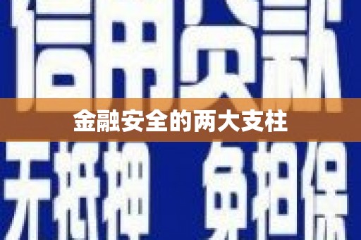 五桂山金融安全的两大支柱